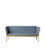 Bild von FDB Furniture J149 3-Personen-Sofa Erik Ole Jørgensen L: 185 cm – Eiche/Staubblau