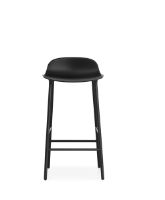 Bild von Normann Copenhagen Form Barhocker SH: 65cm - Schwarz/Stahl