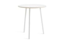 Bild von HAY Loop Stand Runder Tisch Ø: 90 cm - Weiß/Weißes Laminat
