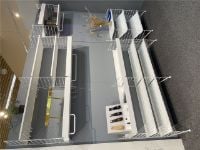 Bild von String Bücherregalständer 260 x 240 cm - Weiß AUSSTELLUNGSMODELL
