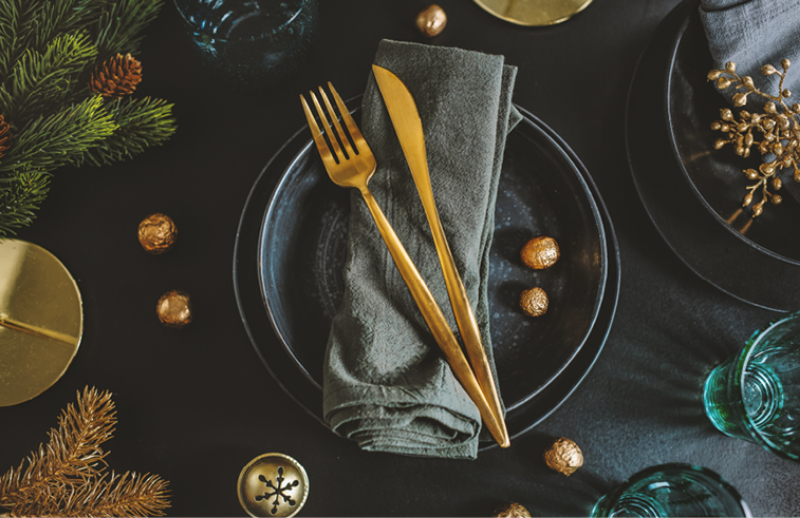 Inspiration: Sådan dækker du et festligt nytårsbord