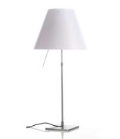 Bild von Luceplan Costanza Tischleuchte H: 76-110 cm - Alu/Weiß