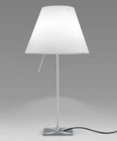 Bild von Luceplan Costanza Tischleuchte H: 76-110 cm - Alu/Weiß