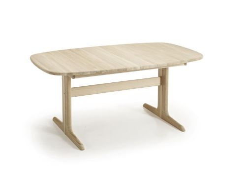 Skovby SM74 Spisebord  inkl. 2 Tillægsplader 100 x 165 cm - Sæbebehandlet Eg