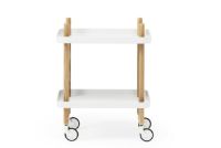 Bild von Normann Copenhagen Block Rolltisch H: 64 cm – Weiß