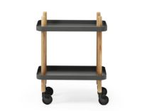 Bild von Normann Copenhagen Block Rolltisch H: 64 cm – Dunkelgrau