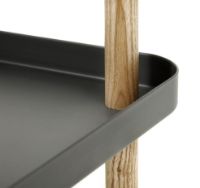 Bild von Normann Copenhagen Block Rolltisch H: 64 cm – Dunkelgrau