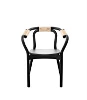 Bild von Normann Copenhagen Knot Stuhl – Schwarz/Natur