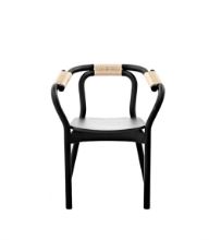 Bild von Normann Copenhagen Knot Stuhl – Schwarz/Natur