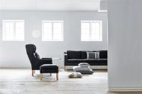 Bild von Mogens Hansen MH195 3-Personen-Sofa L: 210 cm – Premium-Leder / Schwarz