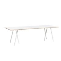 Bild von HAY Loop Stand Tisch 180x87,5 cm – Weiß/Weißes Laminat