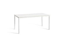 Bild von HAY T12 Tisch 160 x 80 cm – weiß pulverbeschichtetes Aluminium/weißes Laminat