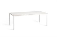 Bild von HAY T12 Tisch 200 x 95 cm – weiß pulverbeschichtetes Aluminium/weißes Laminat
