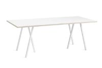 Bild von HAY Loop Standtisch 200 x 92,5 cm – Weiß/Weißes Laminat