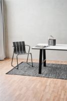 Bild von Teppich Massiver Lederteppich 65x135 cm - Dunkelgrau OUTLET