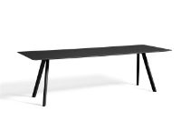 Bild von HAY CPH 30 Tisch 250 x 90 x 74 cm – schwarz lackierte massive Eiche/schwarzes Linoleum