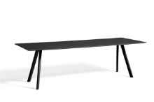 Bild von HAY CPH 30 Tisch 250 x 90 x 74 cm – schwarz lackierte massive Eiche/schwarzes Linoleum