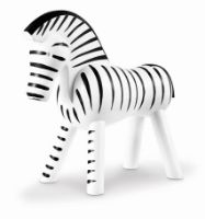 Bild von Kay Bojesen Zebra H: 14 cm - Schwarz/Weiße Buche