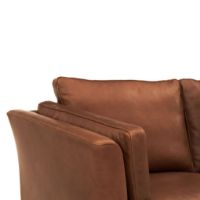 Bild von Mogens Hansen MH 2225 2-Personen-Sofa L: 154 cm – Cognacfarbenes Premium-Leder / lackierte Buche