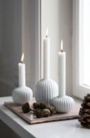 Bild von Kähler Hammershøi Kerzenständer Ø: 8 cm - Weiß
