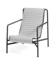 Bild von HAY Palissade Lounge Chair Hohes gestepptes Kissen 49,5 x 139 cm – Himmelgrau