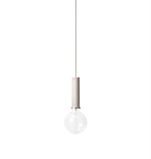 Bild von Ferm Living Socket Pendant High H: 17 cm - Hellgrau