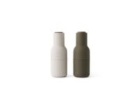 Bild von Audo Copenhagen Bottle Grinder 2er Pack H: 20,5 cm – Jagdgrün/Beige Walnuss