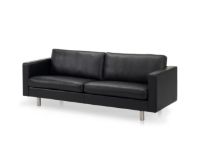 Bild von Mogens Hansen MH321 4-Sitzer-Sofa. L: 248 cm – Premium-Leder / Schwarz