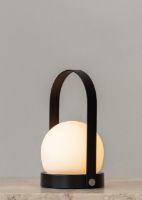Bild von Audo Copenhagen Carrie LED-Lampe tragbar Ø: 13,5 cm – Schwarz