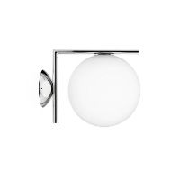 Bild von FLOS IC Lights Wandleuchte H: 21,6 cm – Chrom