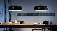 Bild von FLOS Smithfield Suspension Pro Pendelleuchte m. Push-Dimmer Ø: 60 cm – Schwarz glänzend