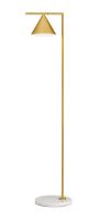 Bild von FLOS Captain Flint Stehleuchte H: 153,7 cm – Messing/Marmor