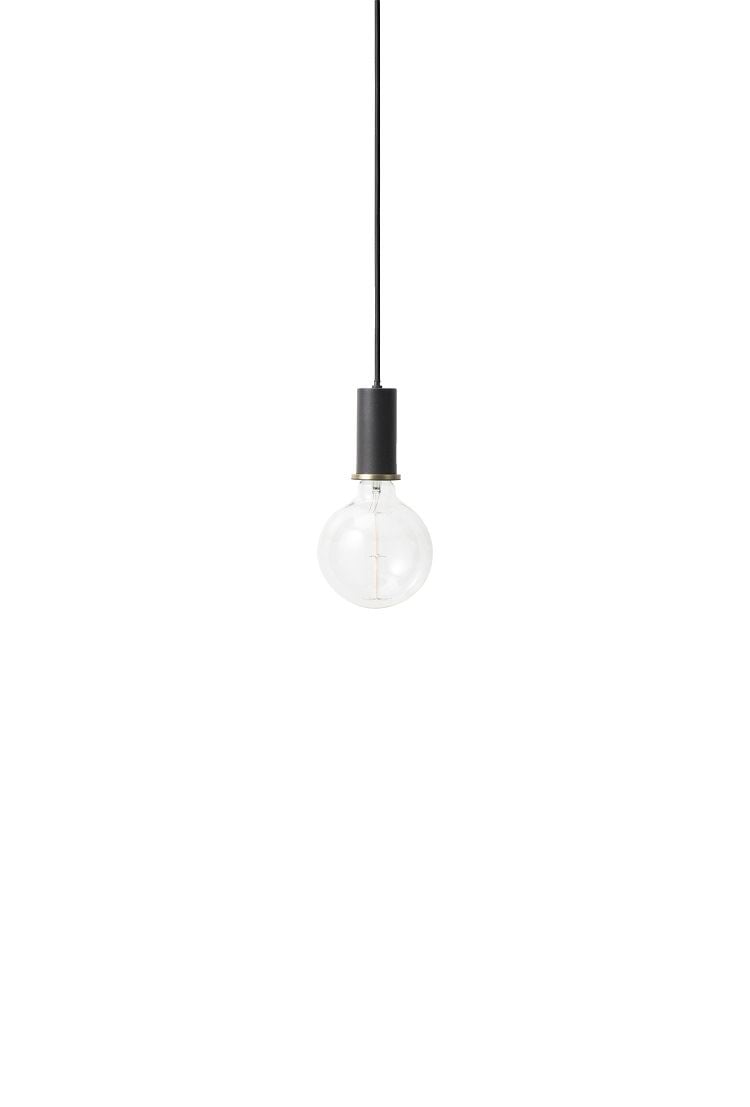 Bild von Ferm Living Socket Pendant Low H: 10,2 cm - Schwarz