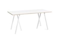 Bild von HAY Loop Stand Tisch 160x77,5 cm – Weiß/Weißes Laminat