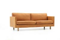 Bild von Mogens Hansen MH981 2-Personen-Sofa L: 146 cm – Dakar-Leder 250 / Eiche