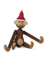 Bild von Kay Bojesen Weihnachtsmütze Little Monkey Ø: 5 cm - Rot/Weiß