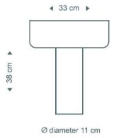 Bild von Secto Design Teelo 8020 Tischleuchte H: 38 cm - Birke