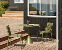 Bild von HAY Palisade Cone Tisch Ø: 90 cm – Oliv