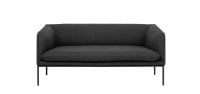 Bild von Ferm Living Turn Sofa 2 Pers. Fiord L: 160 cm – Massives Dunkelgrau