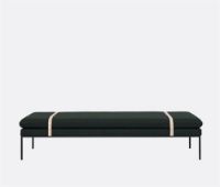 Bild von Ferm Living Turn Tagesbett Fiord L: 190 cm – Einfarbig Dunkelgrün