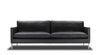 Bild von Juli 903 3 Pers. Sofa L: 220 cm – Schwarzes Prestige-Leder