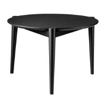 Bild von FDB Furniture D102 Søs Couchtisch Ø: 55 cm – Schwarze Eiche