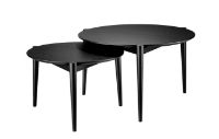 Bild von FDB Furniture D102 Søs Couchtisch Ø: 70 cm – Schwarze Eiche