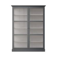 Bild von Lindebjerg Design Classic V2 Vitrine 150x210 cm - Anthrazit