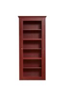 Bild von Lindebjerg Design Color N4 Vitrine Rechtsangeschlagene Tür 80x170 cm - Rot