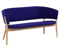 Bild von Snedkergaarden Nanna Ditzel ND 82 Sofa – Eiche/Hallingdal 65 Blau