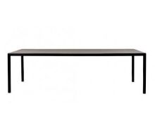 Bild von HAY T12 Tisch 250 x 95 cm – Schwarz pulverbeschichtetes Aluminium/Schwarzes Linoleum