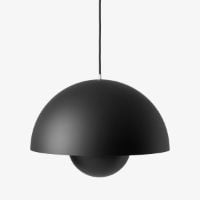 Bild von &Tradition Großer Blumentopf VP2 Pendel Ø: 50 cm - Matt Schwarz