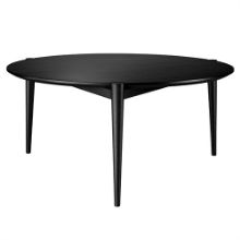 Bild von FDB Furniture D102 Søs Couchtisch Ø: 85 cm – Schwarze Eiche