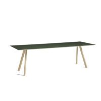 Bild von HAY CPH 30 Tisch 250 x 90 x 74 cm – lackierte massive Eiche/grünes Linoleum